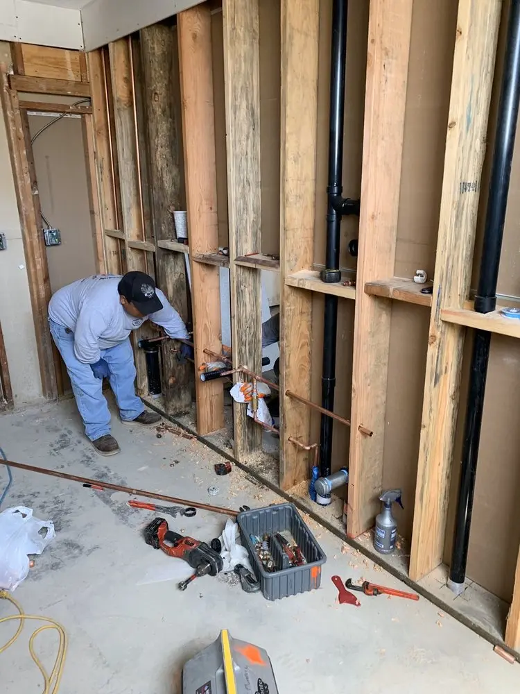 Commercial rough-in plumbing for Gas Line Repair in Beaufort